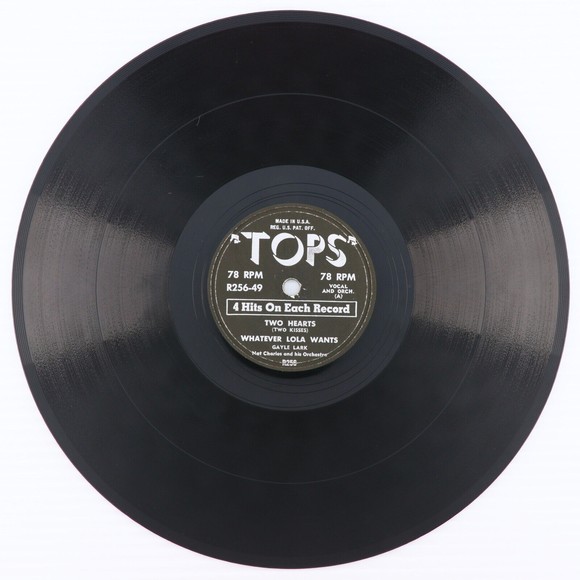 Gayle Lark/Nat Charles Two Hearts (Two Kisses)/Cherry Pink 78 rpm Record R256-49 - Picture 2 of 12